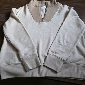 Haven Well Within Two-Tone Quarter-Zip Sweatshirt